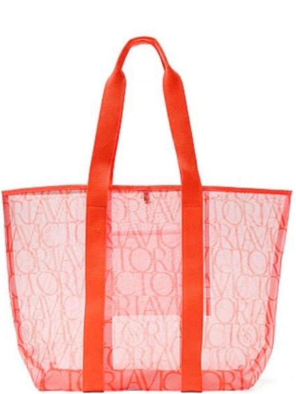 Victoria's Secret Tote Bag in Coral Mesh